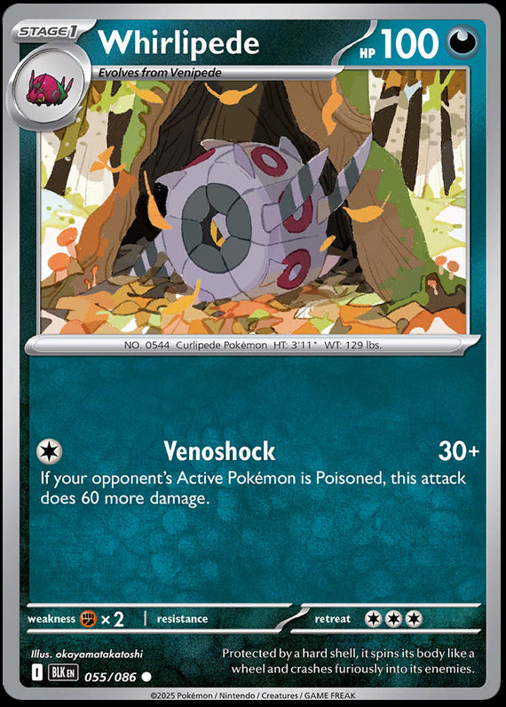 Image of Whirlipede Black Bolt (BLK) #55