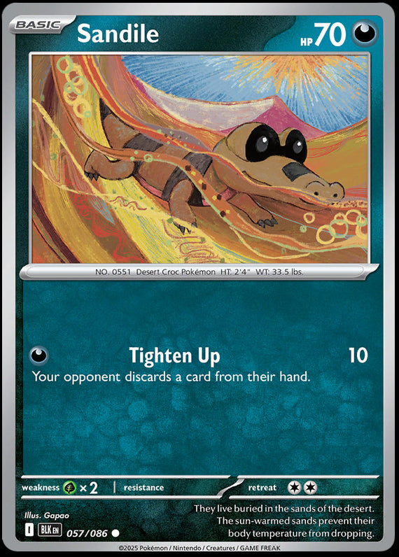 Image of Sandile Black Bolt (BLK) #57