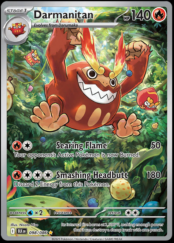 Image of Darmanitan Black Bolt (BLK) #98