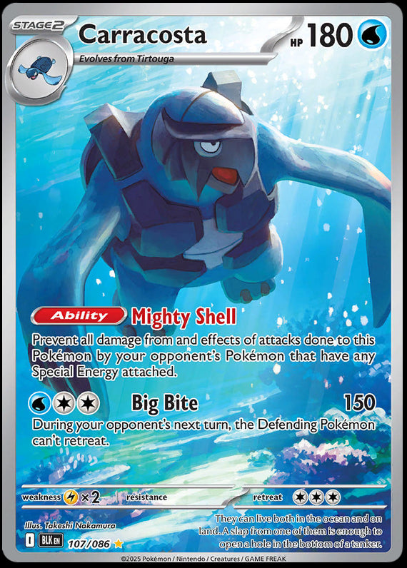 Image of Carracosta Black Bolt (BLK) #107