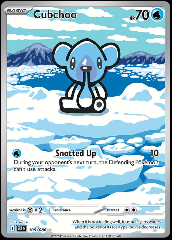 Image of Cubchoo Black Bolt (BLK) #109