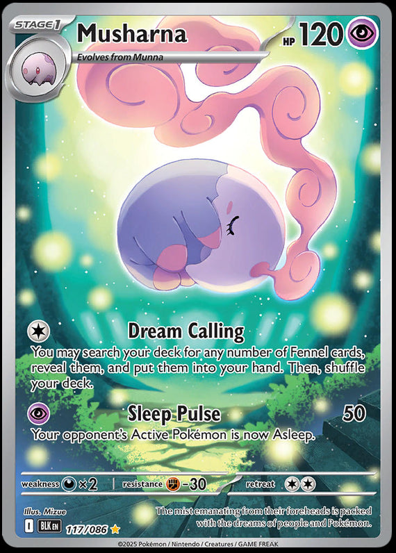 Image of Musharna Black Bolt (BLK) #117