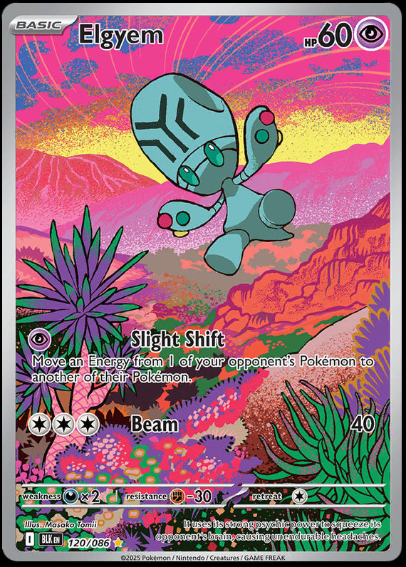 Image of Elgyem Black Bolt (BLK) #120