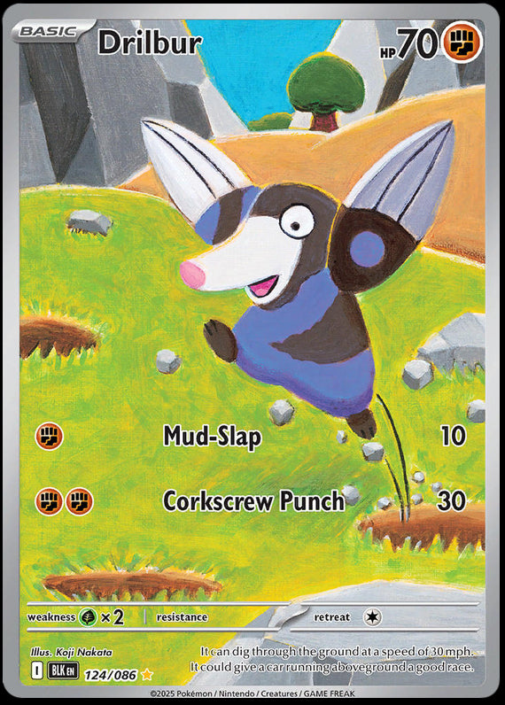 Image of Drilbur Black Bolt (BLK) #124