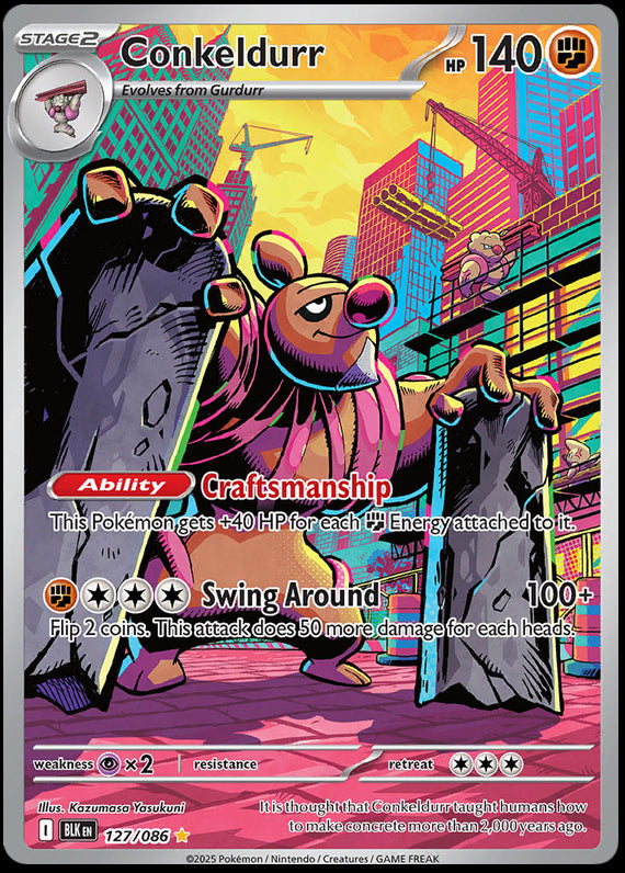 Image of Conkeldurr Black Bolt (BLK) #127