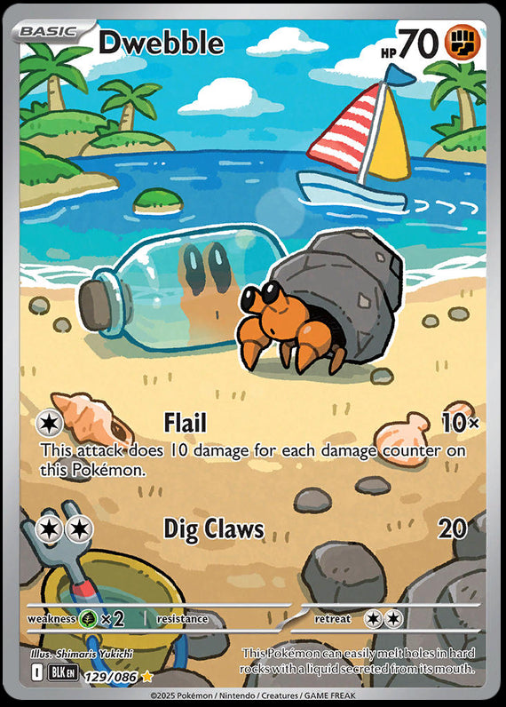 Image of Dwebble Black Bolt (BLK) #129