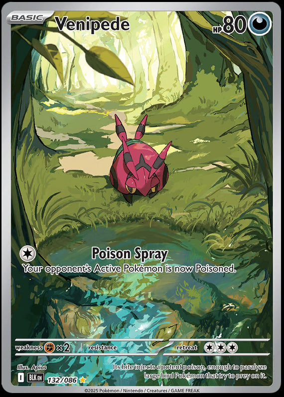 Image of Venipede Black Bolt (BLK) #132