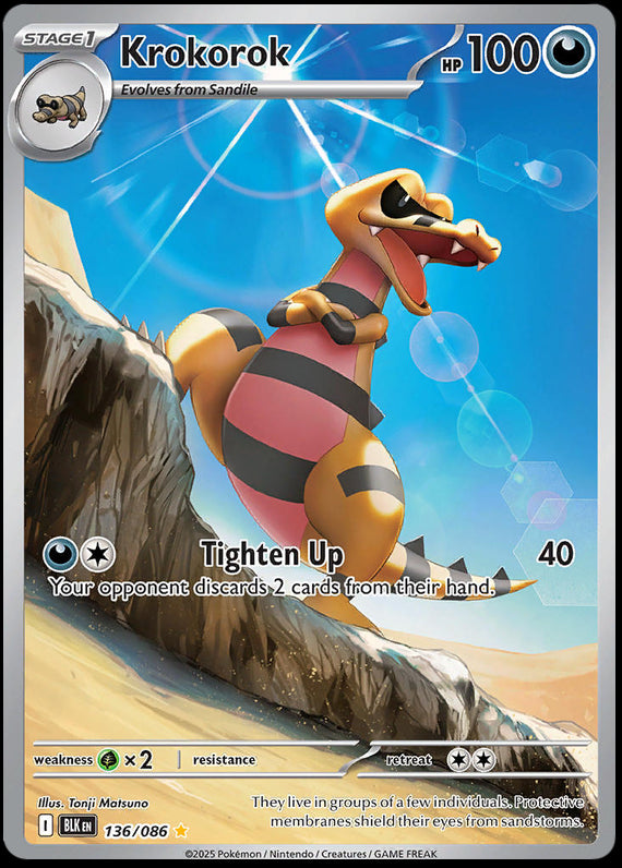 Image of Krokorok Black Bolt (BLK) #136