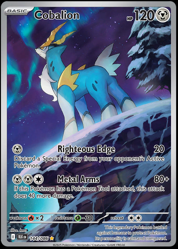 Image of Cobalion Black Bolt (BLK) #144