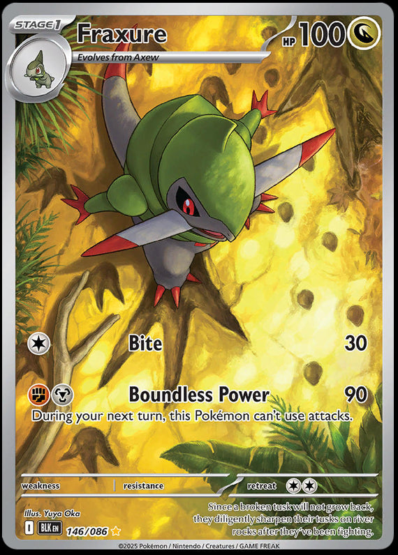 Image of Fraxure Black Bolt (BLK) #146