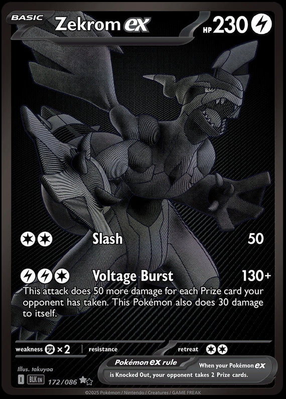 Image of Zekrom ex Black Bolt (BLK) #172