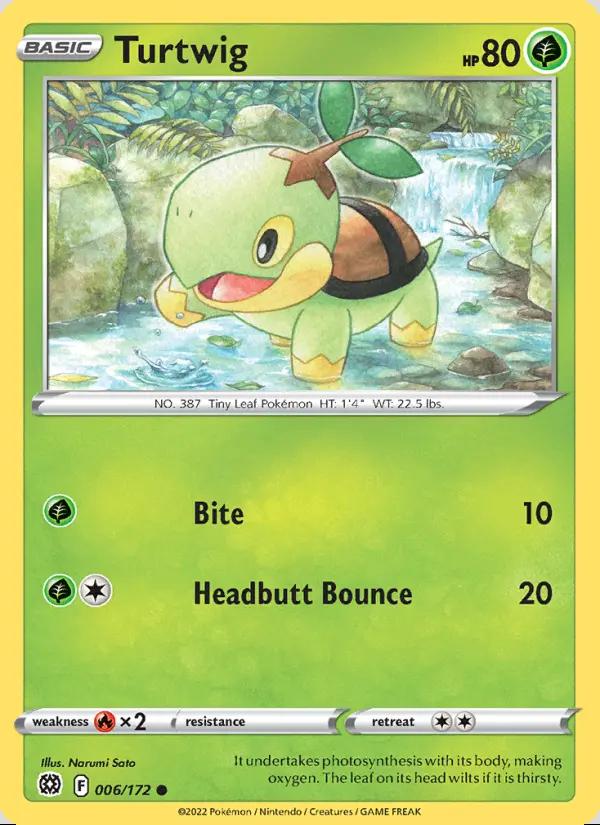 Image of Turtwig Brilliant Stars (BRS) #006