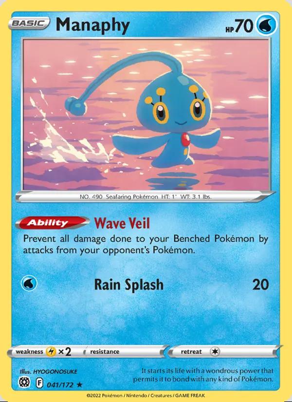 Image of Manaphy Brilliant Stars (BRS) #041