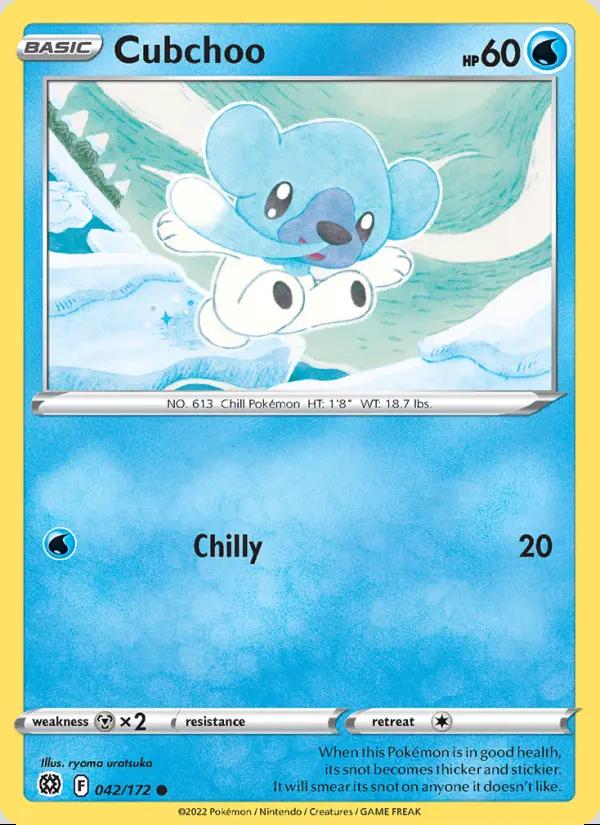 Image of Cubchoo Brilliant Stars (BRS) #042