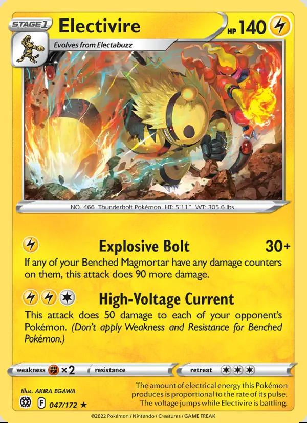 Image of Electivire Brilliant Stars (BRS) #047