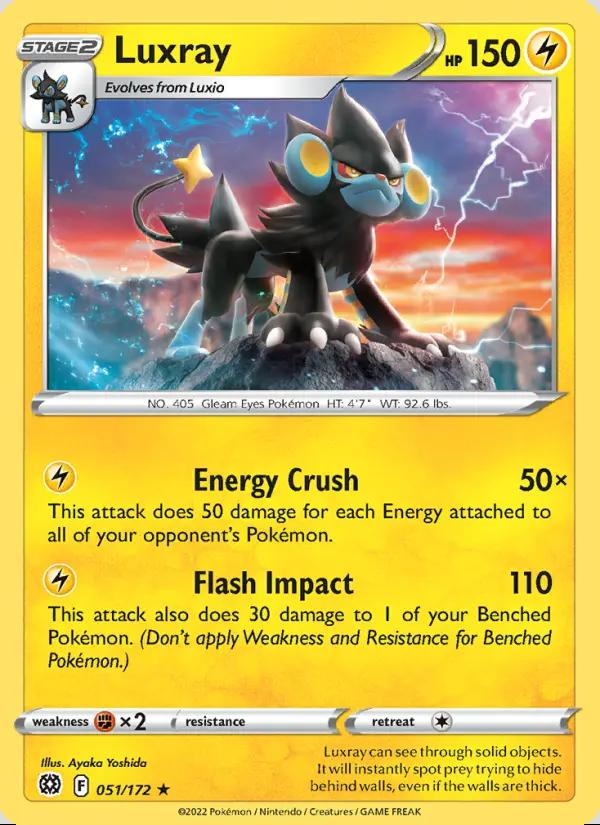 Image of Luxray Brilliant Stars (BRS) #051