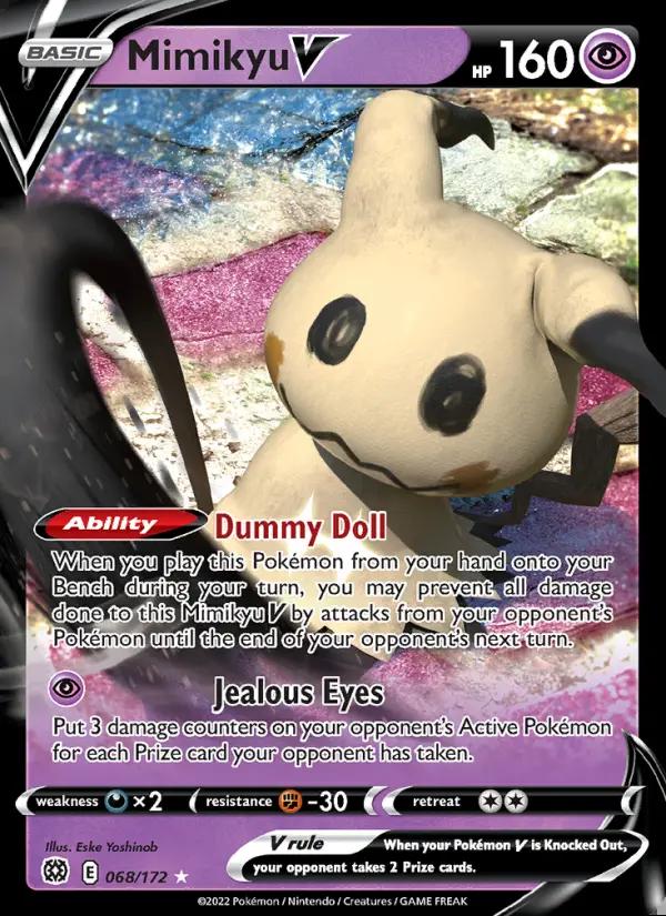 Image of Mimikyu V Brilliant Stars (BRS) #068