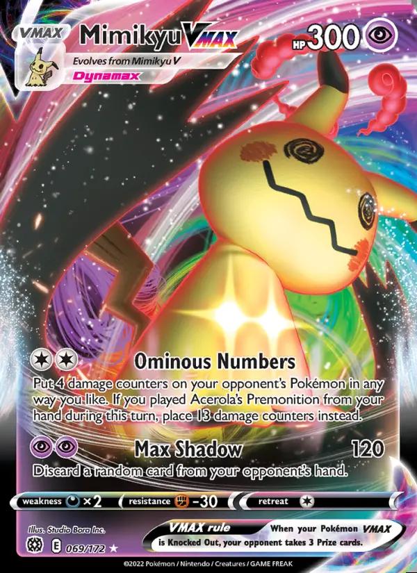 Image of Mimikyu VMAX Brilliant Stars (BRS) #069