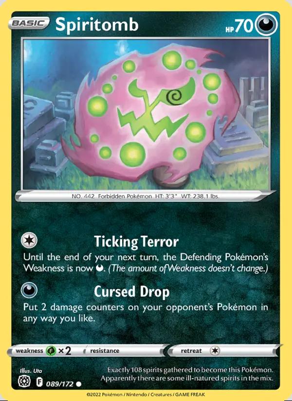 Image of Spiritomb Brilliant Stars (BRS) #089