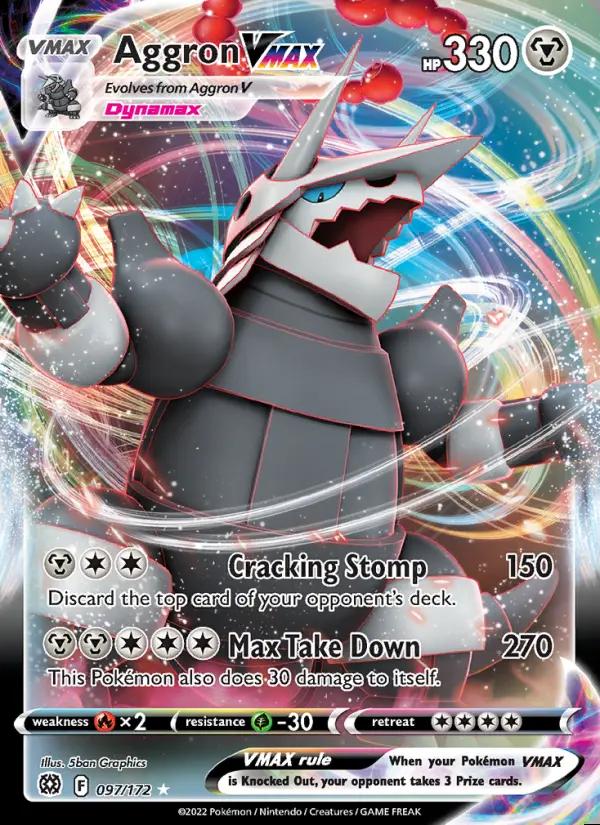 Image of Aggron VMAX Brilliant Stars (BRS) #097