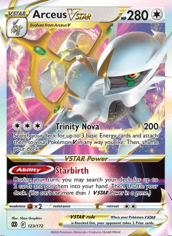 Image of Arceus VSTAR Brilliant Stars (BRS) #123