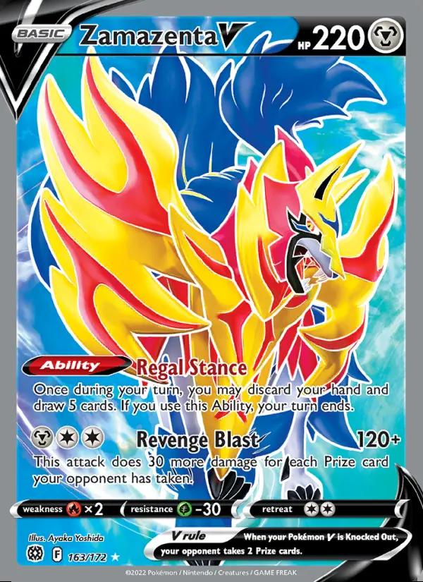 Image of Zamazenta V Brilliant Stars (BRS) #163