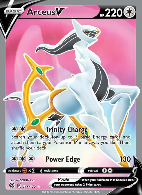 Image of Arceus V Brilliant Stars (BRS) #165