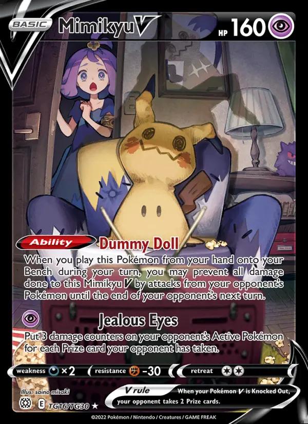 Image of Mimikyu V Brilliant Stars (BRS) #TG16
