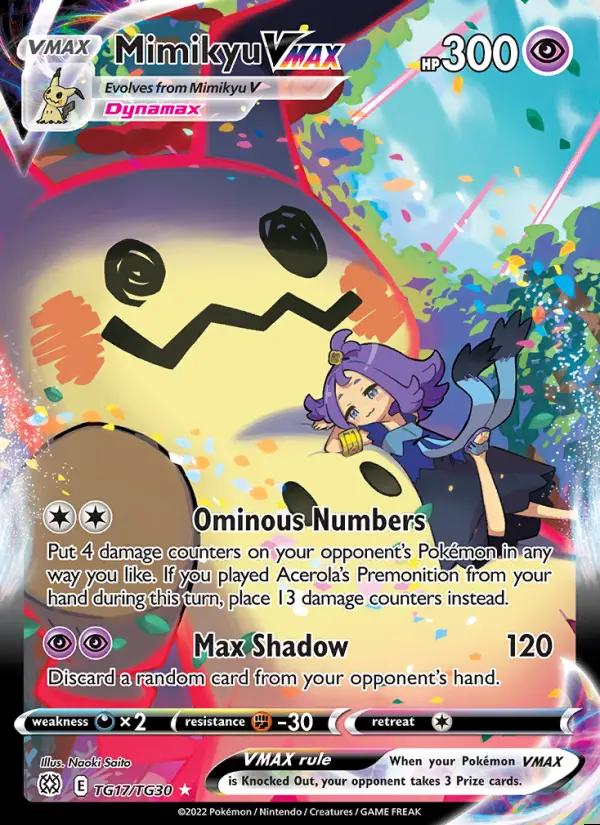 Image of Mimikyu VMAX Brilliant Stars (BRS) #TG17