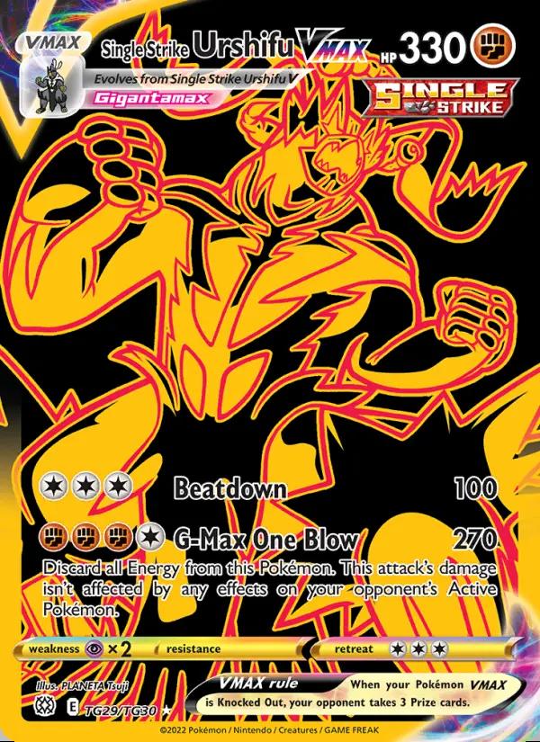 Image of Single Strike Urshifu VMAX Brilliant Stars (BRS) #TG29