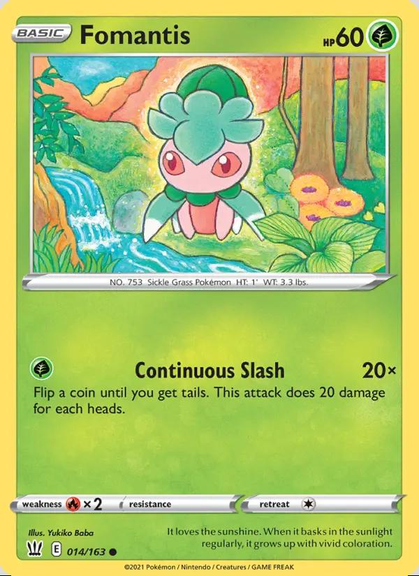 Image of Fomantis Battle Styles (BST) #014