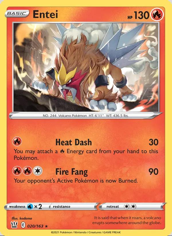 Image of Entei Battle Styles (BST) #020