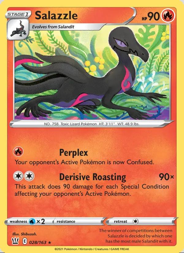 Image of Salazzle Battle Styles (BST) #028