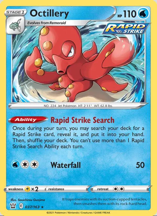 Image of Octillery Battle Styles (BST) #037
