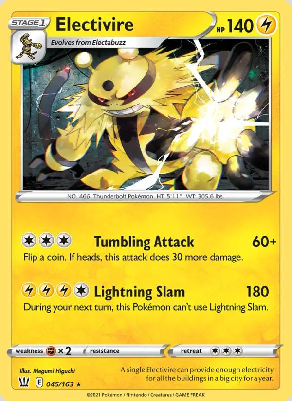 Image of Electivire Battle Styles (BST) #045