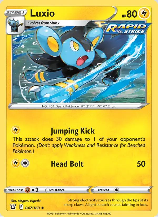 Image of Luxio Battle Styles (BST) #047