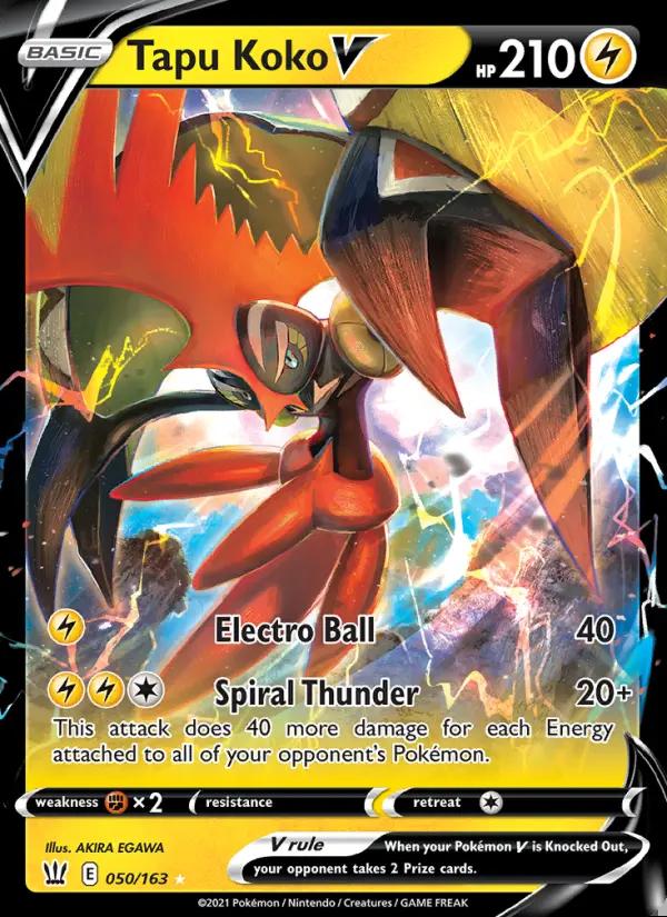 Image of Tapu Koko V Battle Styles (BST) #050