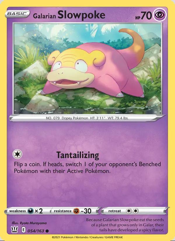 Image of Galarian Slowpoke Battle Styles (BST) #054