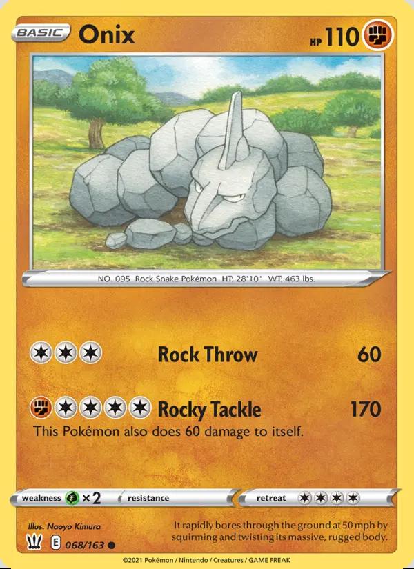 Image of Onix Battle Styles (BST) #068