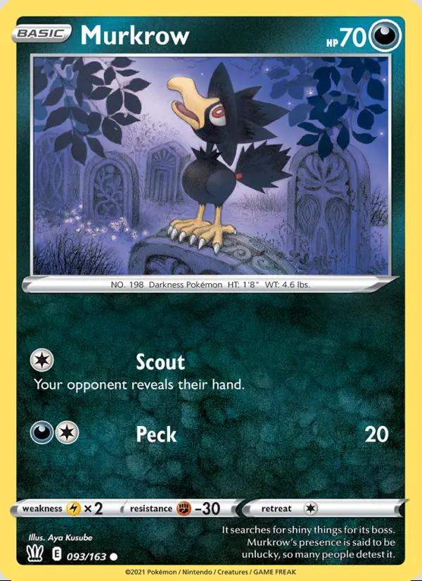 Image of Murkrow Battle Styles (BST) #093