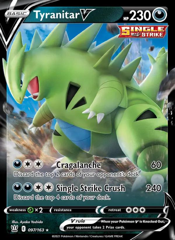 Image of Tyranitar V Battle Styles (BST) #097