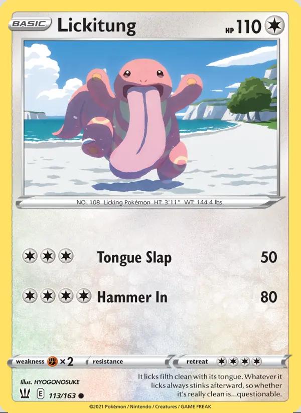 Image of Lickitung Battle Styles (BST) #113