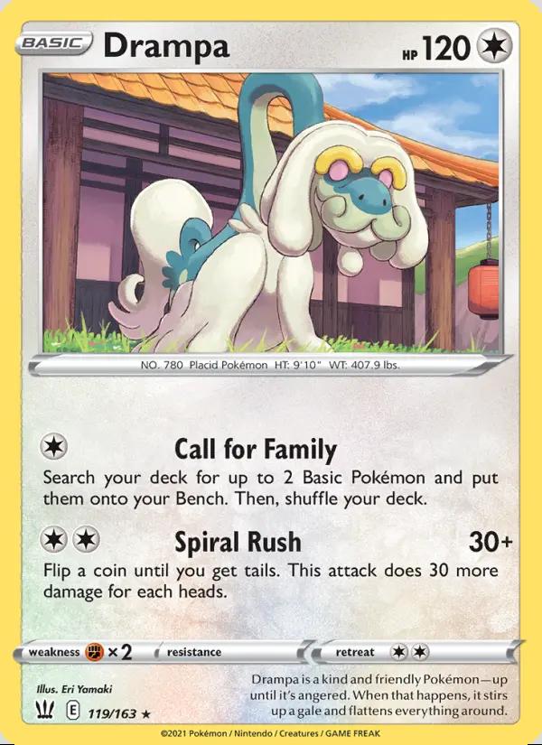 Image of Drampa Battle Styles (BST) #119