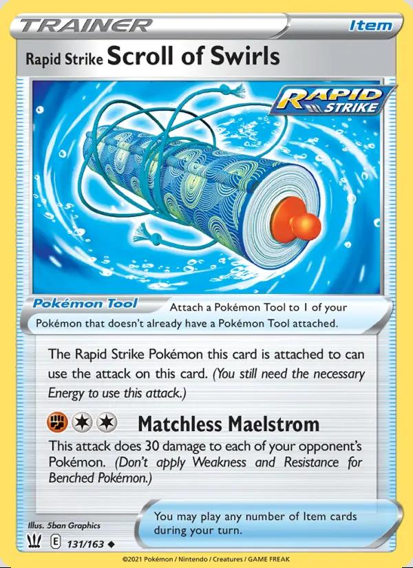 Image of Rapid Strike Scroll of Swirls Battle Styles (BST) #131