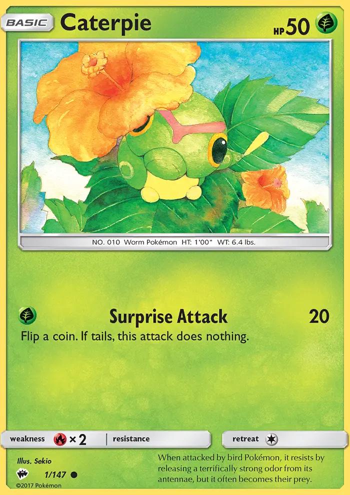 Image of Caterpie Burning Shadows (BUS) #1