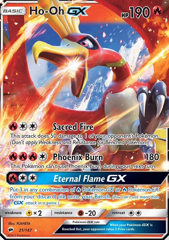 Image of Ho-Oh-GX Burning Shadows (BUS) #21