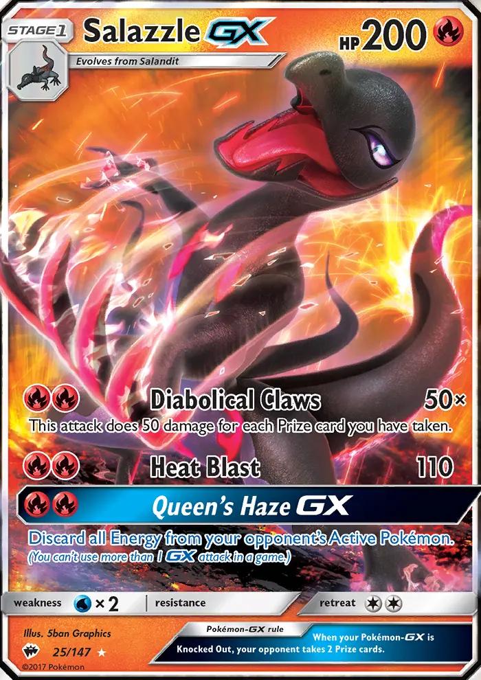 Image of Salazzle-GX Burning Shadows (BUS) #25