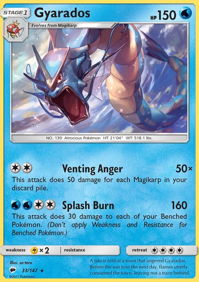 Image of Gyarados Burning Shadows (BUS) #33