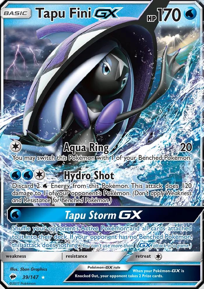 Image of Tapu Fini-GX Burning Shadows (BUS) #39