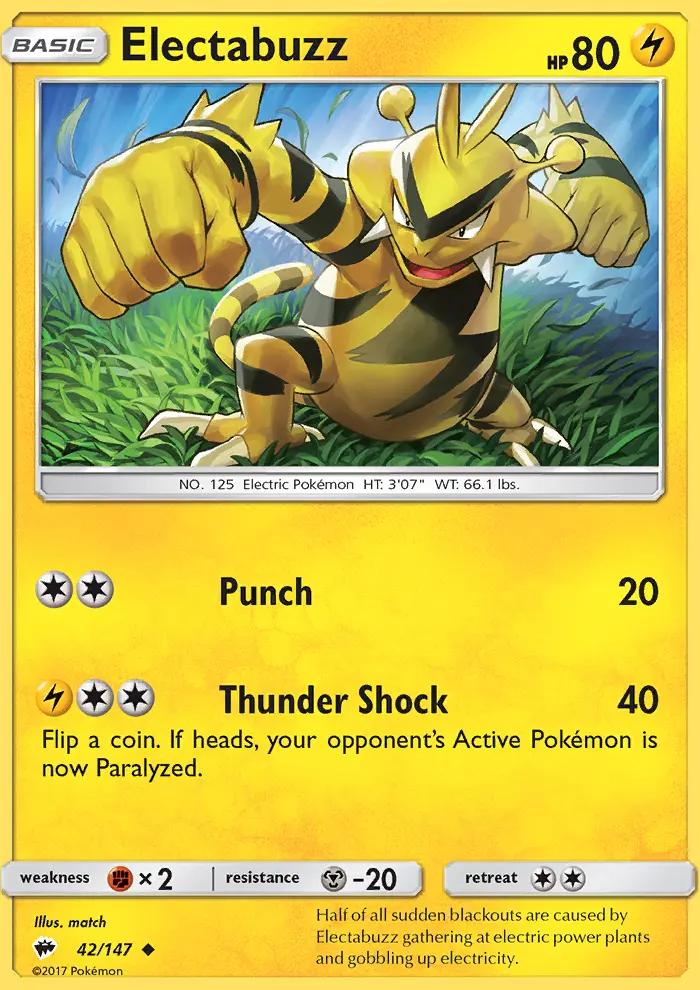 Image of Electabuzz Burning Shadows (BUS) #42